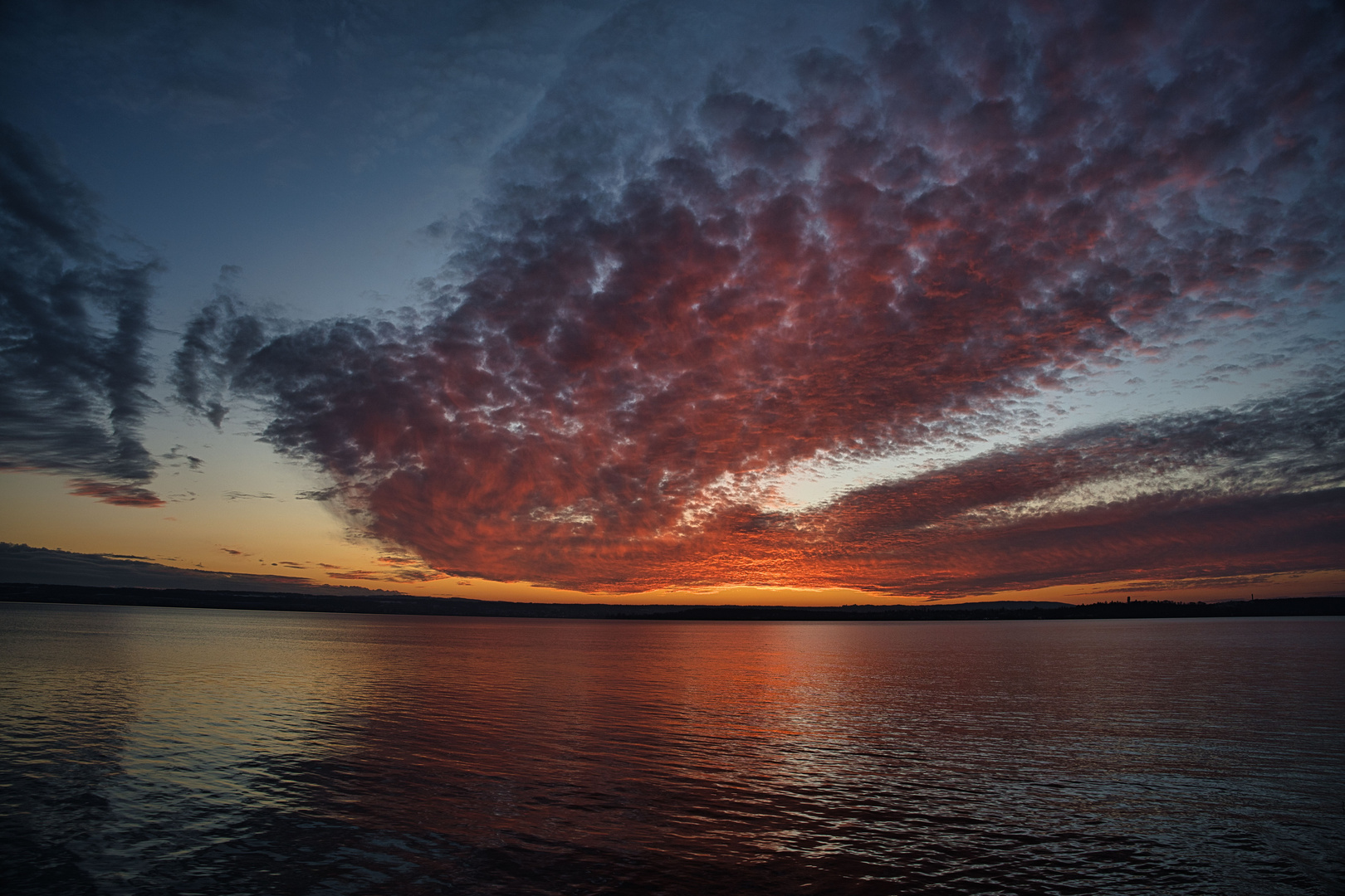 Sonnenuntergang Meersburg