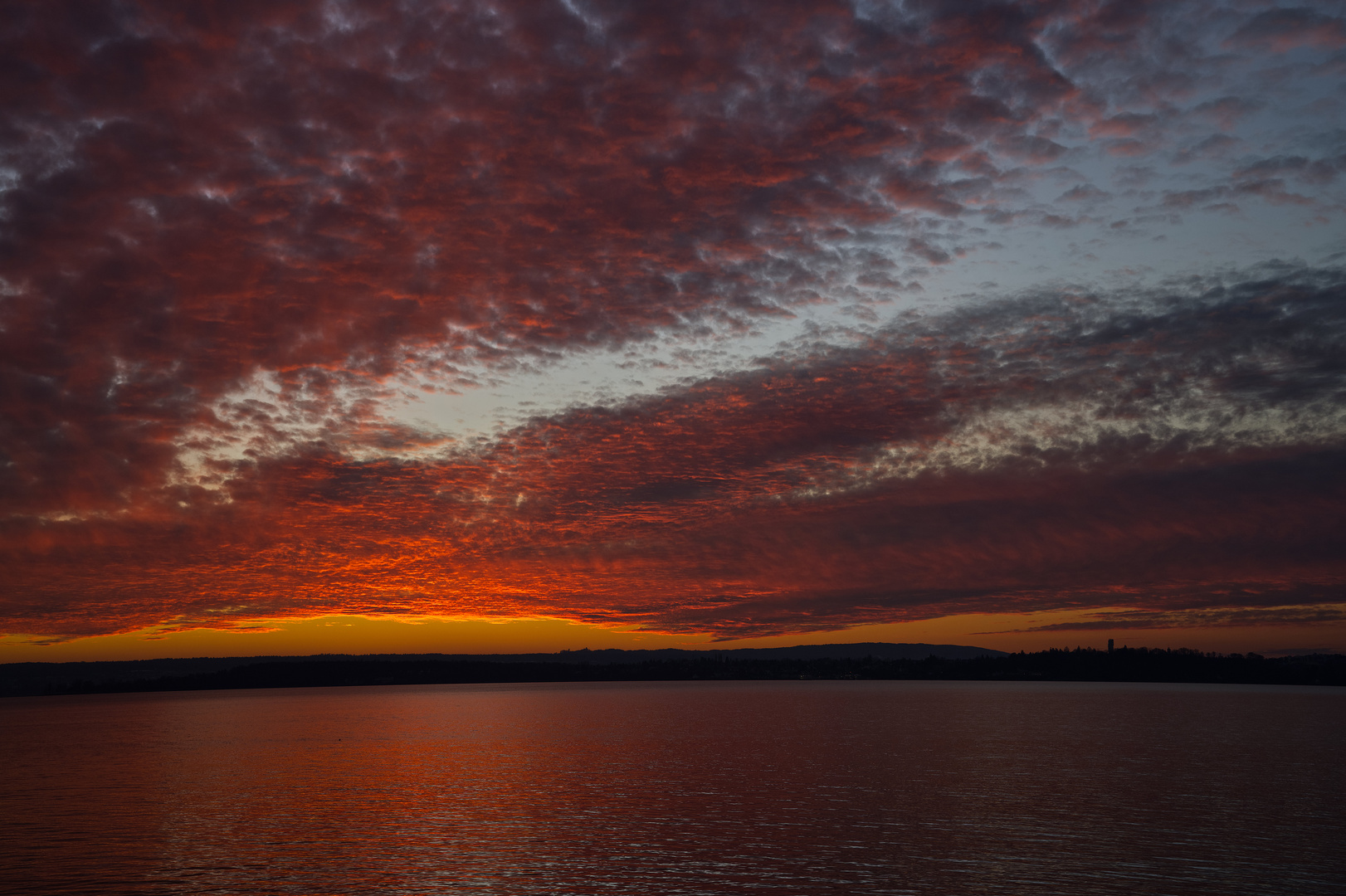 Sonnenuntergang Meersburg