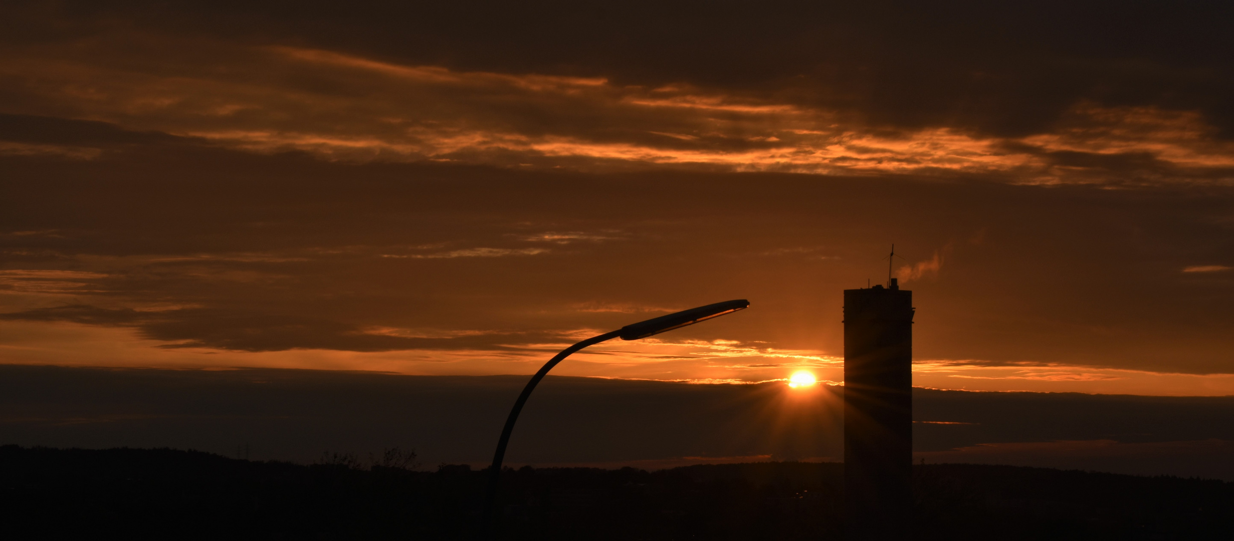 Sonnenuntergang  --  mein Blickwinkel  