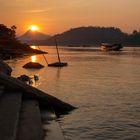 Sonnenuntergang Mekong Luang Prabang Laos