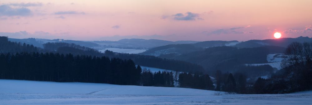 Sonnenuntergang Menden-Asbeck