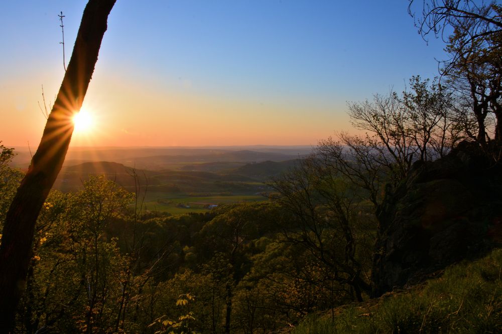 Sonnenuntergang Milseburg