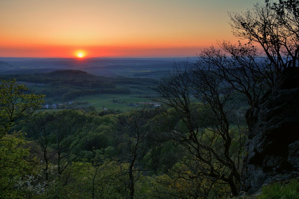 Sonnenuntergang Milseburg