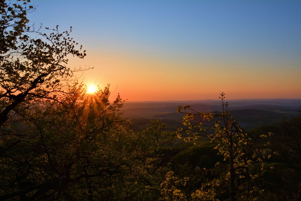 Sonnenuntergang Milseburg