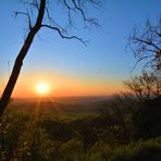 Sonnenuntergang Milseburg