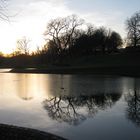 Sonnenuntergang Mineralbad Park