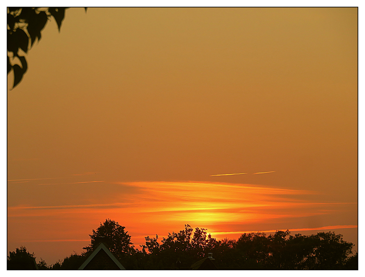 Sonnenuntergang minimalistisch