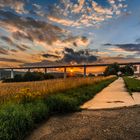 Sonnenuntergang Mintarder brücke