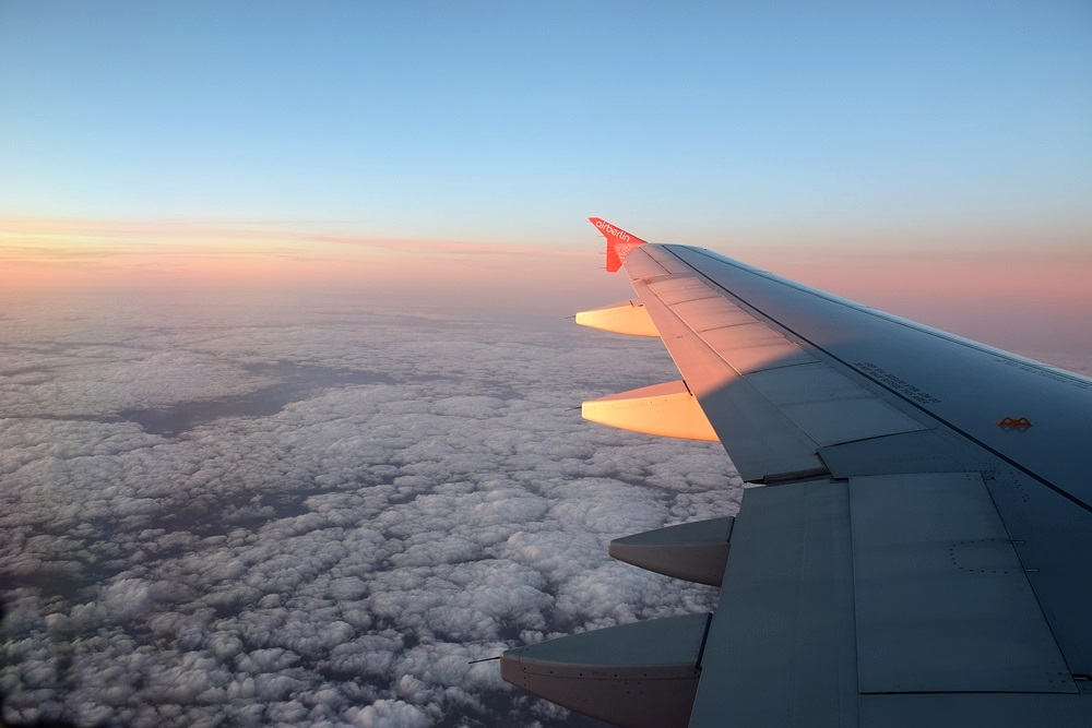 Sonnenuntergang mit Air Berlin