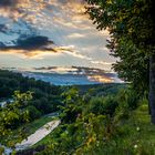 Sonnenuntergang mit Aufziehendem Gewitter