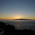 Sonnenuntergang mit Blick auf La Gomera