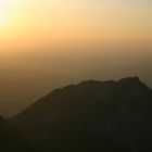 Sonnenuntergang mit Breitenstein