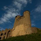 Sonnenuntergang mit Burg Greifenstein