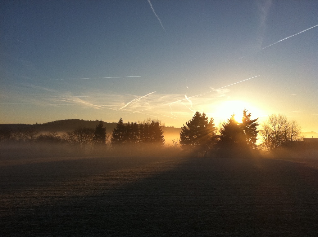 Sonnenuntergang mit dem iphone