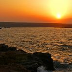 Sonnenuntergang mit Dhows