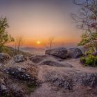 Sonnenuntergang mit Fernblick