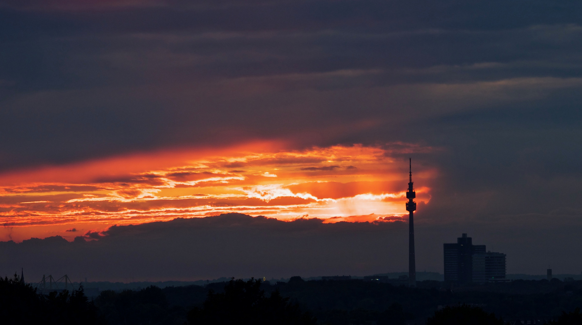 Sonnenuntergang mit Florian...