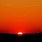 Sonnenuntergang mit Frühlingstemperaturen von 20 Grad im Winter Kalendarium vom 09.03.2014