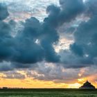 Sonnenuntergang mit Mont Saint Michel #1