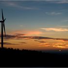 Sonnenuntergang mit Propeller