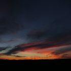 Sonnenuntergang mit Riemer Messeturm