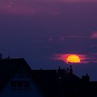 Sonnenuntergang mit Saharasand