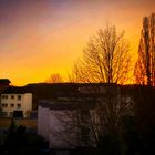 Sonnenuntergang mit Saharastaub