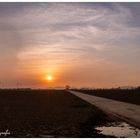 Sonnenuntergang mit Saharastaub