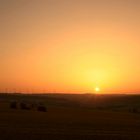 Sonnenuntergang mit Saharastaub I-V