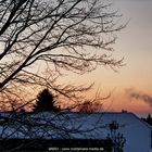 Sonnenuntergang mit Schnee [Analog]