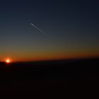 Sonnenuntergang mit Veitsberg