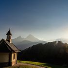 Sonnenuntergang mit Watzmannblick