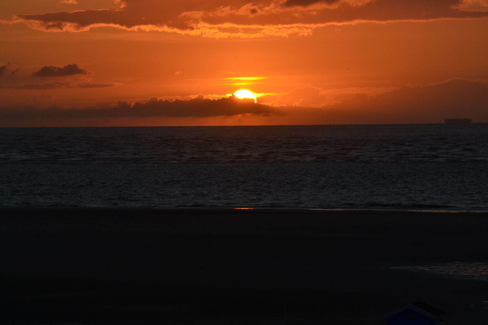 Sonnenuntergang mit Wolken