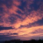 Sonnenuntergang mit Wolken