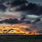 Sonnenuntergang mit Wolken