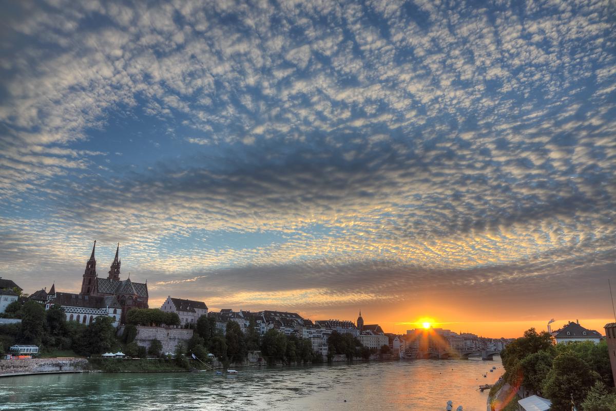 Sonnenuntergang mit Wolken :)