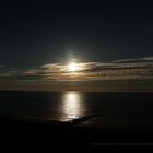 Sonnenuntergang mit Wolken in Domburg