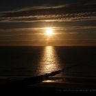 Sonnenuntergang mit Wolken2 in Domburg