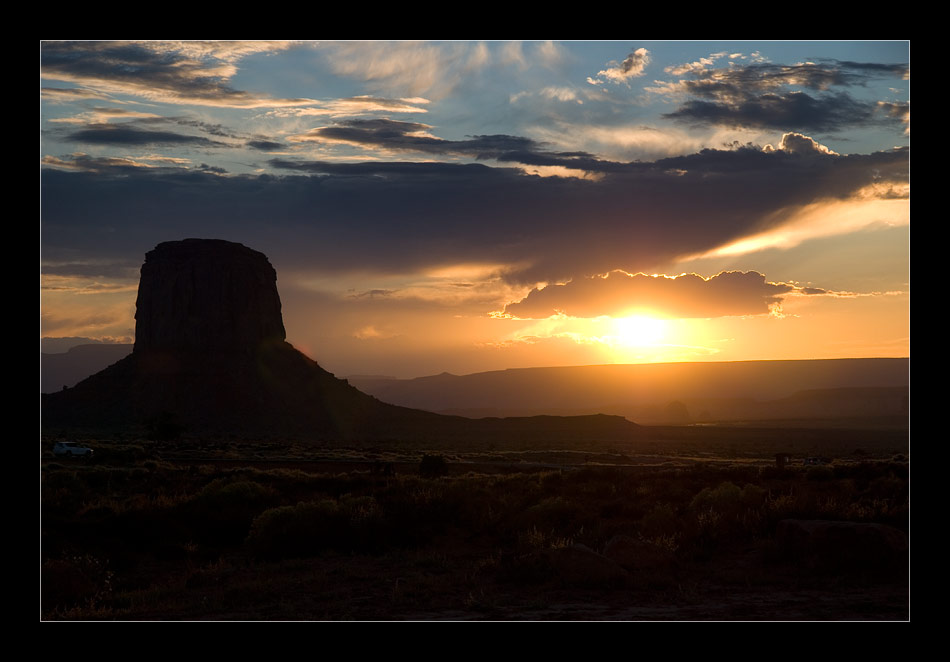 Sonnenuntergang Monument Valley