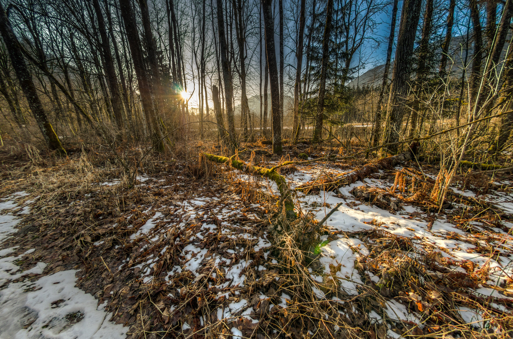 Sonnenuntergang Moorweg