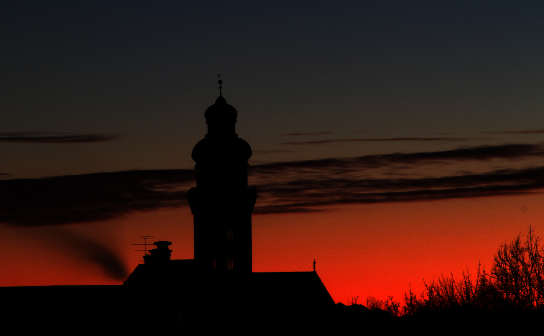 Sonnenuntergang München