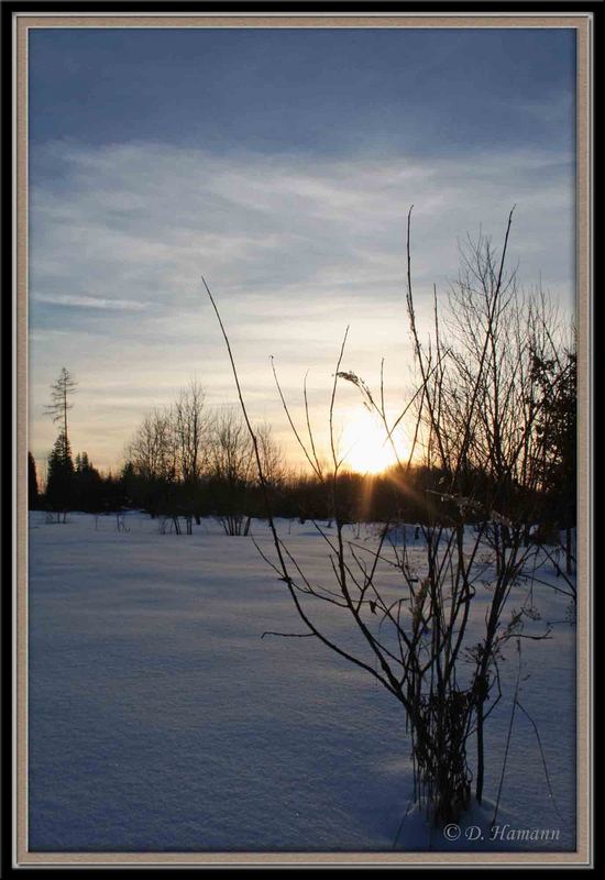 Sonnenuntergang München