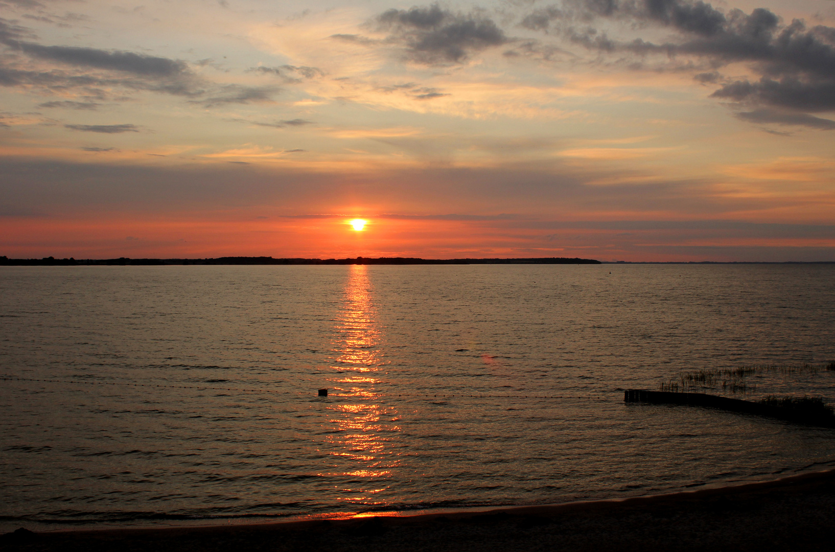 Sonnenuntergang Müritz 1