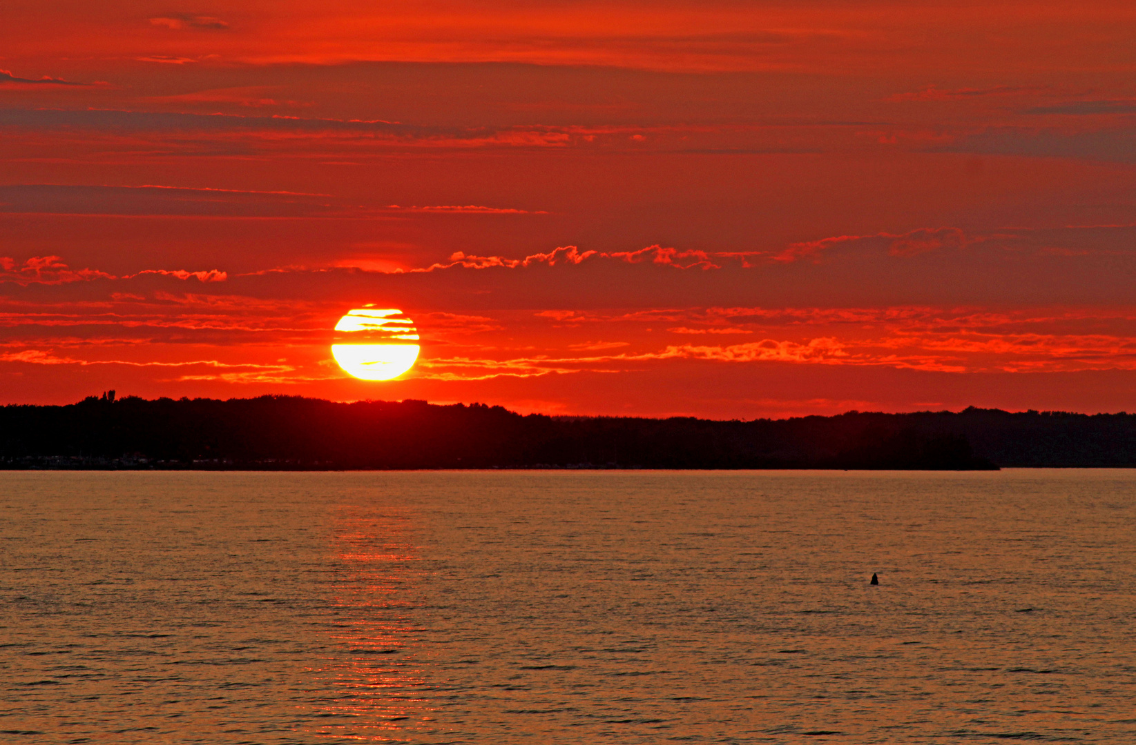 Sonnenuntergang Müritz 2