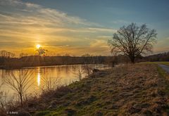 Sonnenuntergang Mulde Grimma (6)