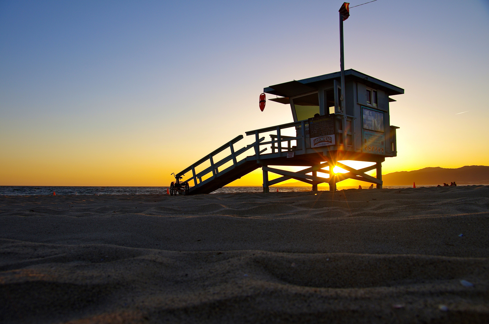 Sonnenuntergang nach Baywatch Art