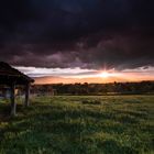 Sonnenuntergang nach dem Gewitter