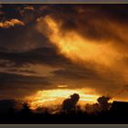 Sonnenuntergang nach dem Gewitter