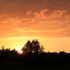 Sonnenuntergang nach dem Sturm