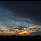 Sonnenuntergang nach dem Unwetter